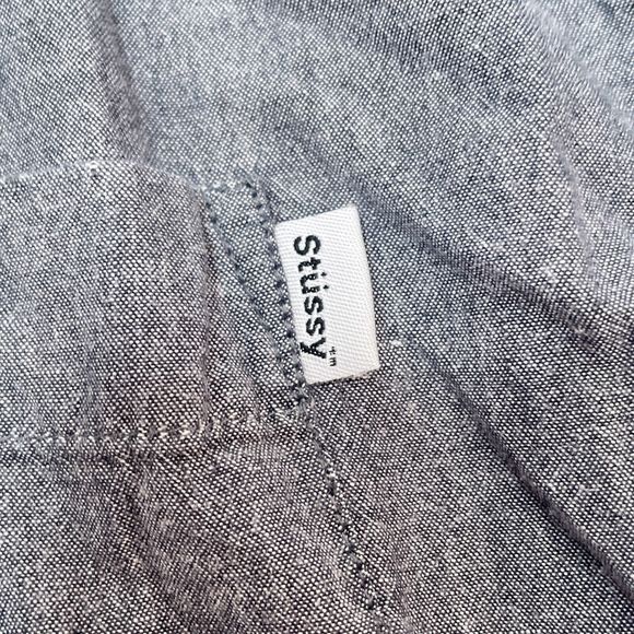 Stussy Gray Casual Button Down Shirt - Picture 7 of 13